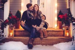 Couple in the Snow 