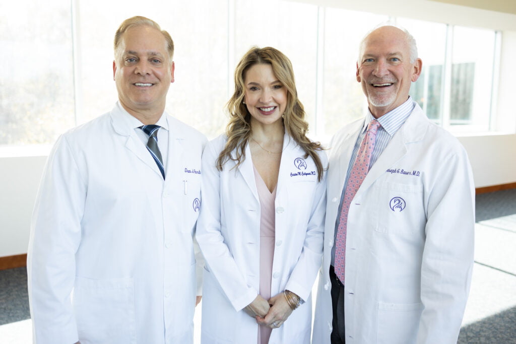 Dr. Dean J. Fardo, Dr. Cristin M. Catignani, and Dr. Joseph G. Bauer, board certified plastic surgeons of Swan Center Atlanta