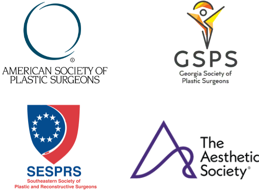 Dr. Catignani credentials including: Georgia Society of Plastic Surgeons, American Society of Plastic Surgeons, The Aesthetic Society, & Southeastern Society of Plastic and Reconstructive Surgeons