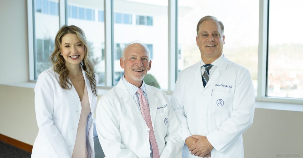 Dr. Catignani, Dr. Bauer, and Dr. Fardo (from left to right).